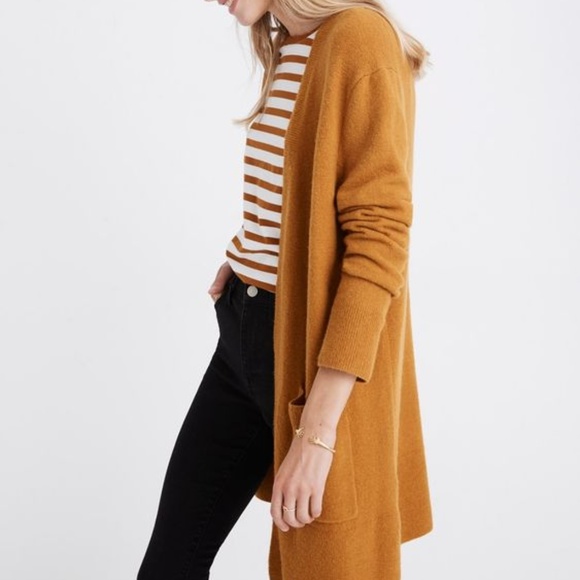 Cardigan Madewell Donegal Kent - Laine Ultra Douce - Taille S - Couleur Donegal Coal - Neuf Avec étiquettes